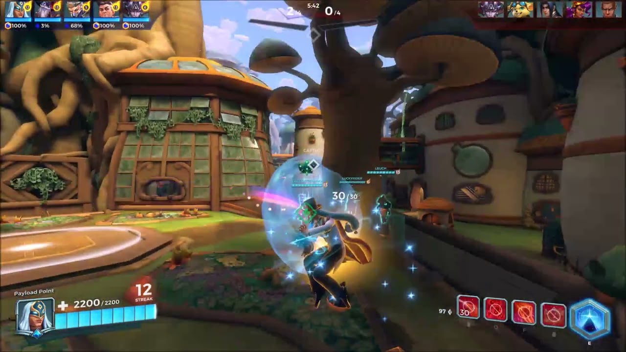 Paladins | Jenos Spawn Ult Triple Kill on Bright Marsh