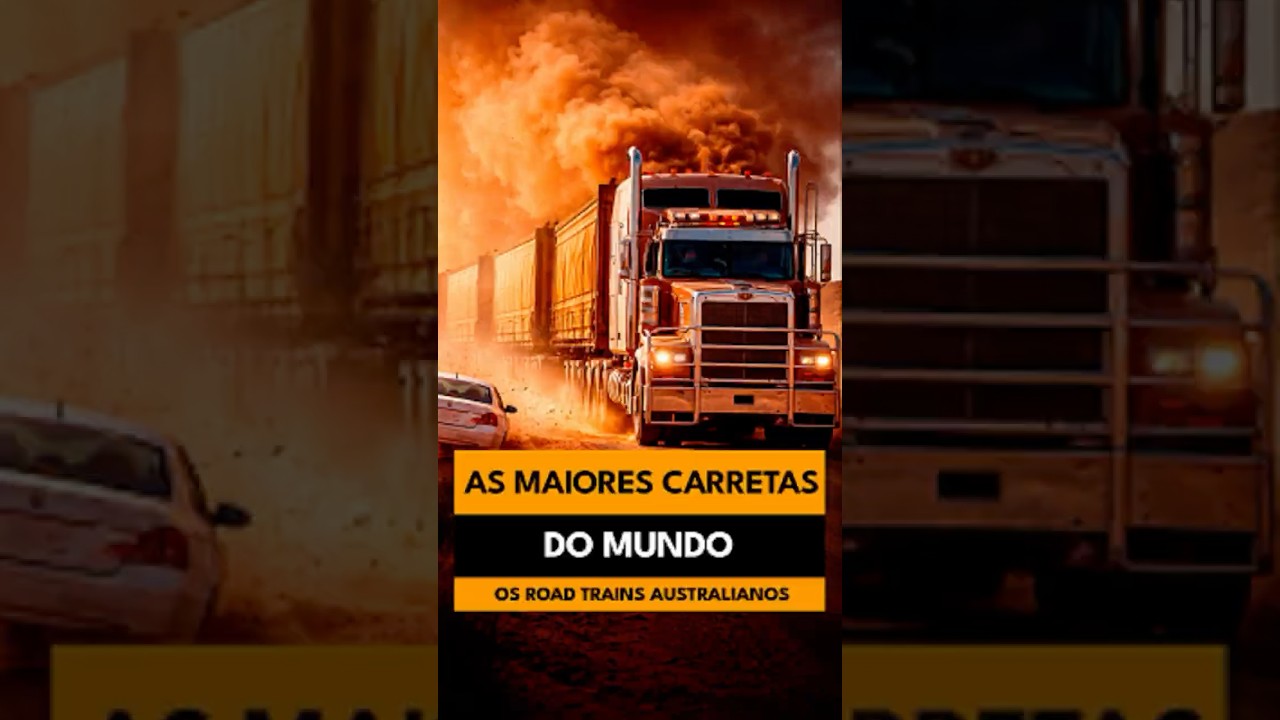 🚛 Mais de 60 METROS de comprimento | A Engenharia dos Road Trains da Austrália
