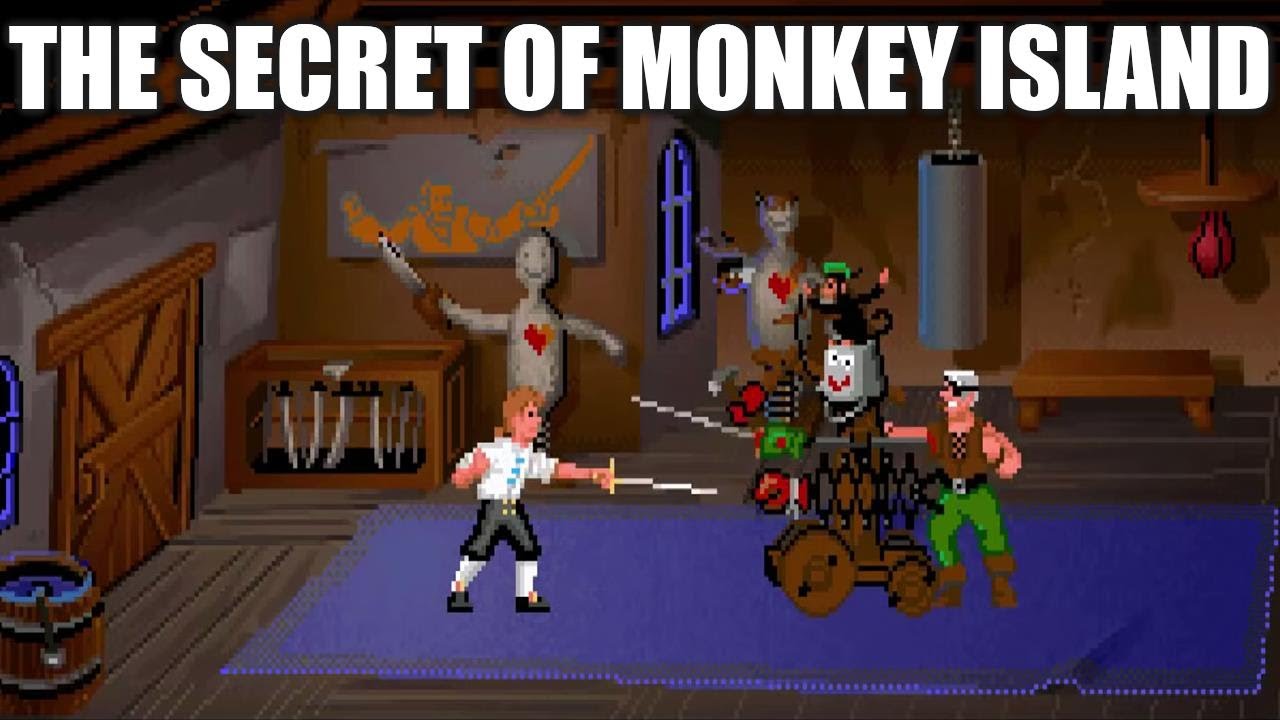 THE SECRET OF MONKEY ISLAND Adventure Game Gameplay Walkthrough - No Commentary Playthrough