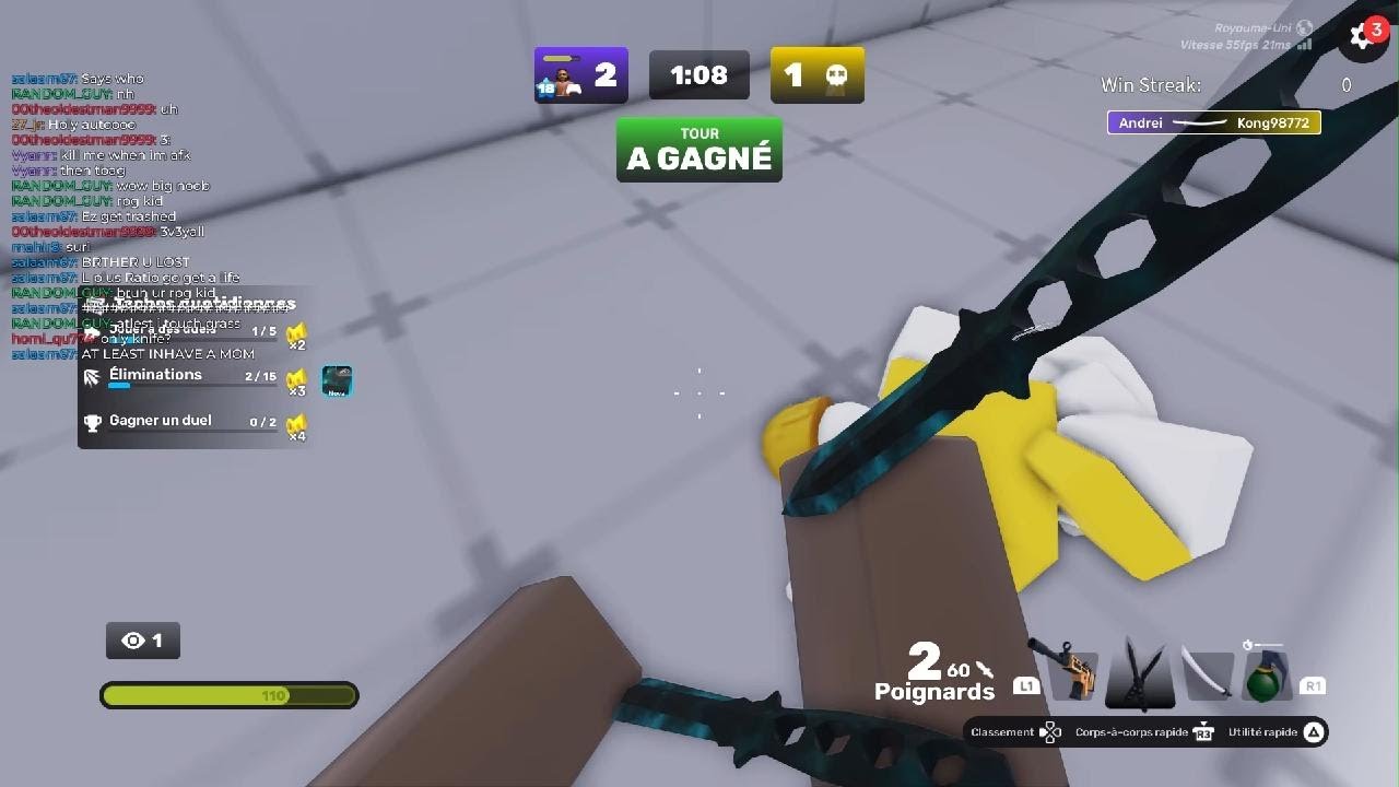 J ai eu la scythe on va l essaie la prochaine fois