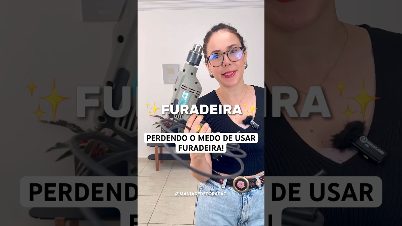 3 passos pra usar a furadeira SEM MEDO