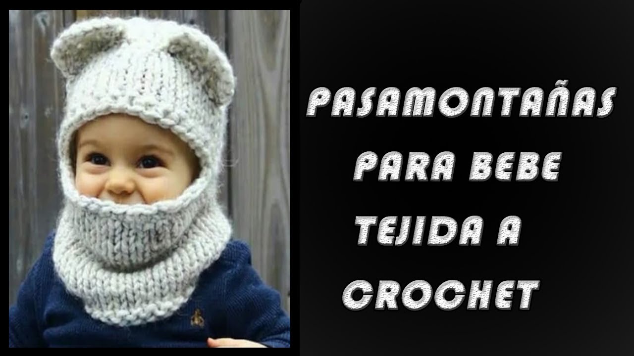 PASA MONTAÑAS PARA BEBE TEJIDO PASO A PASO EN CROCHET