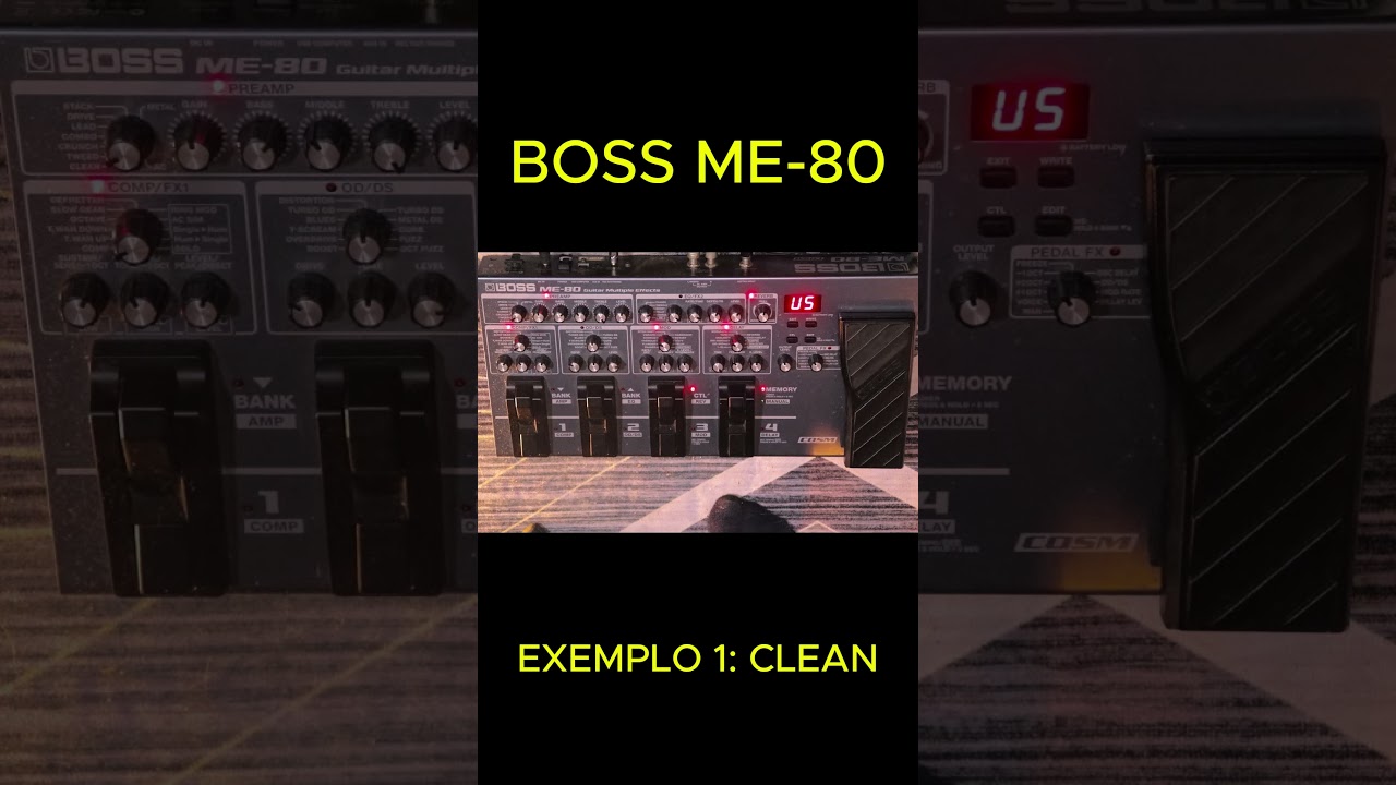 BOSS ME-80 - CLEAN 