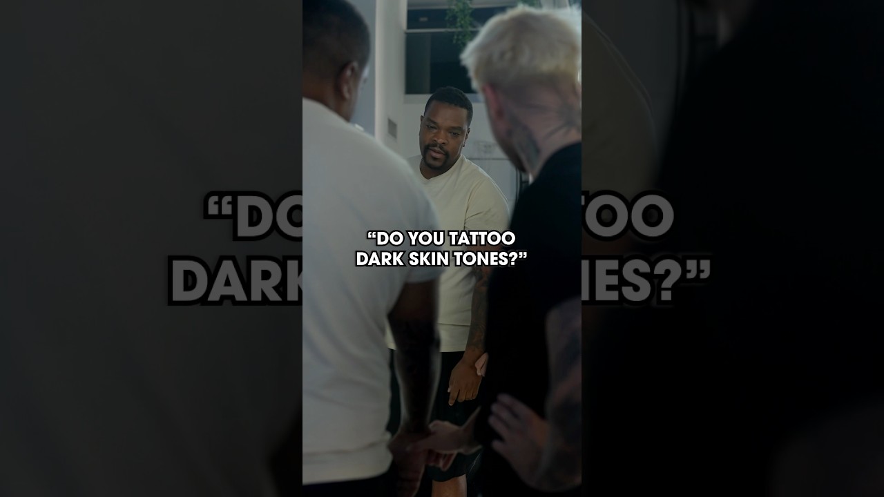 Do You Tattoo on Darker Skin? #tattooartist #tattoo  #shorts