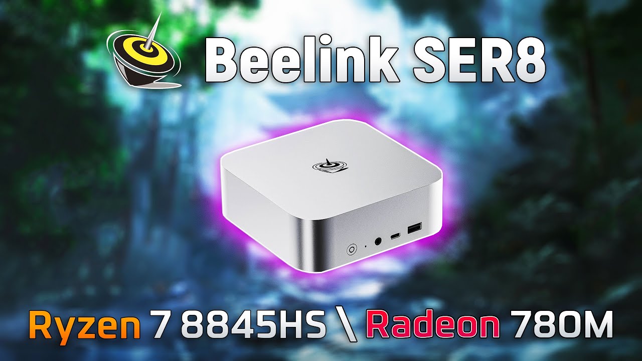 Powerful Gaming Mini-PC Beelink SER8 with Ryzen 7 8845HS