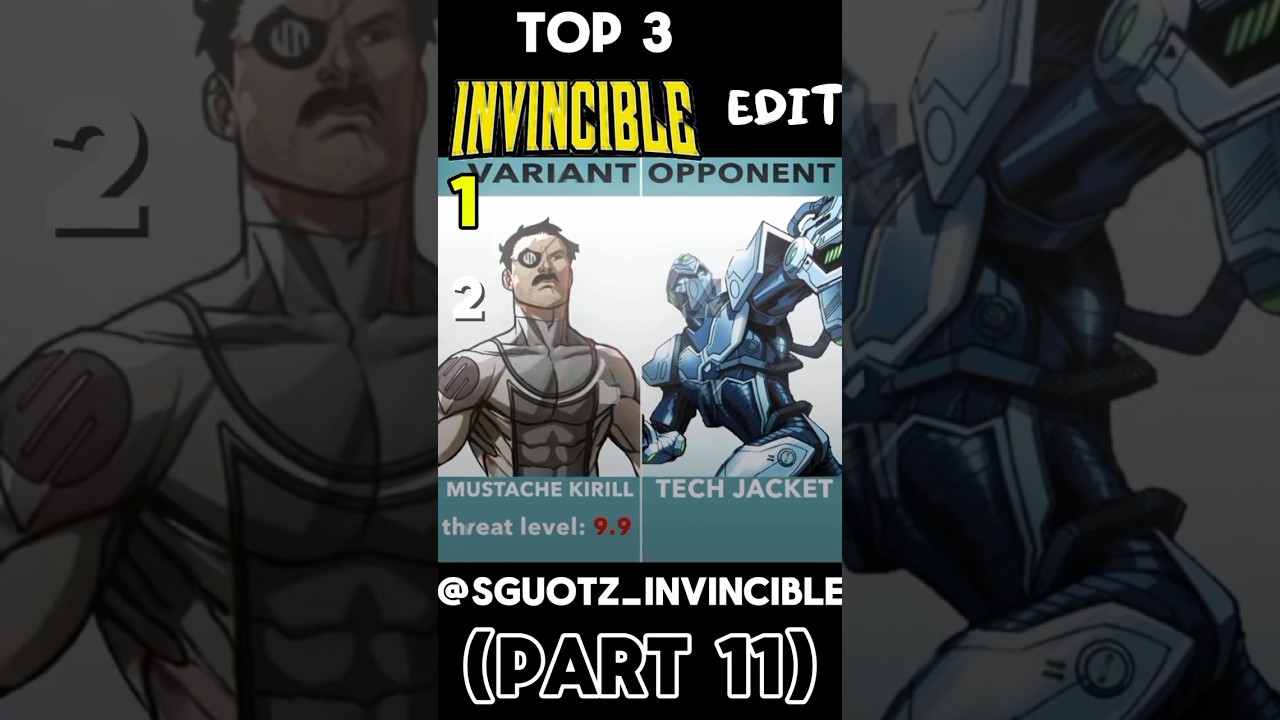 Ranking top 3 Invincible Edit part 11