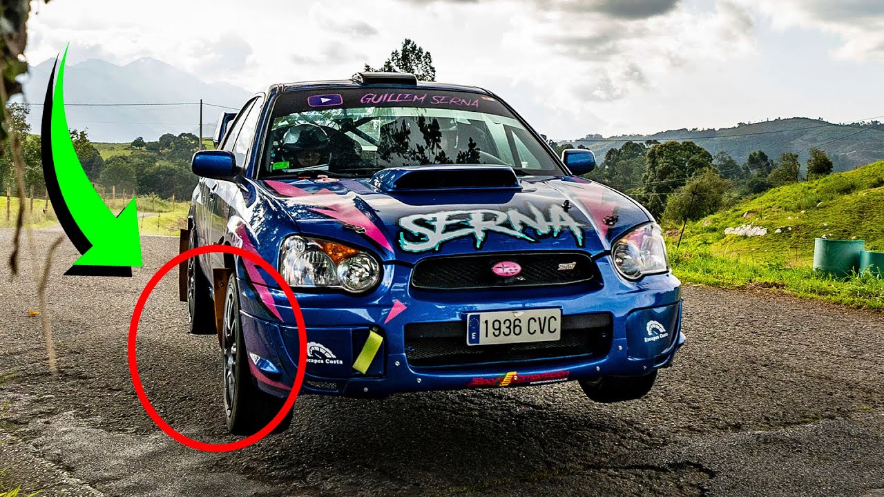 se ROMPE la SUSPENSIÓN en el TEST PREVIO al RALLYE LLANES 😨