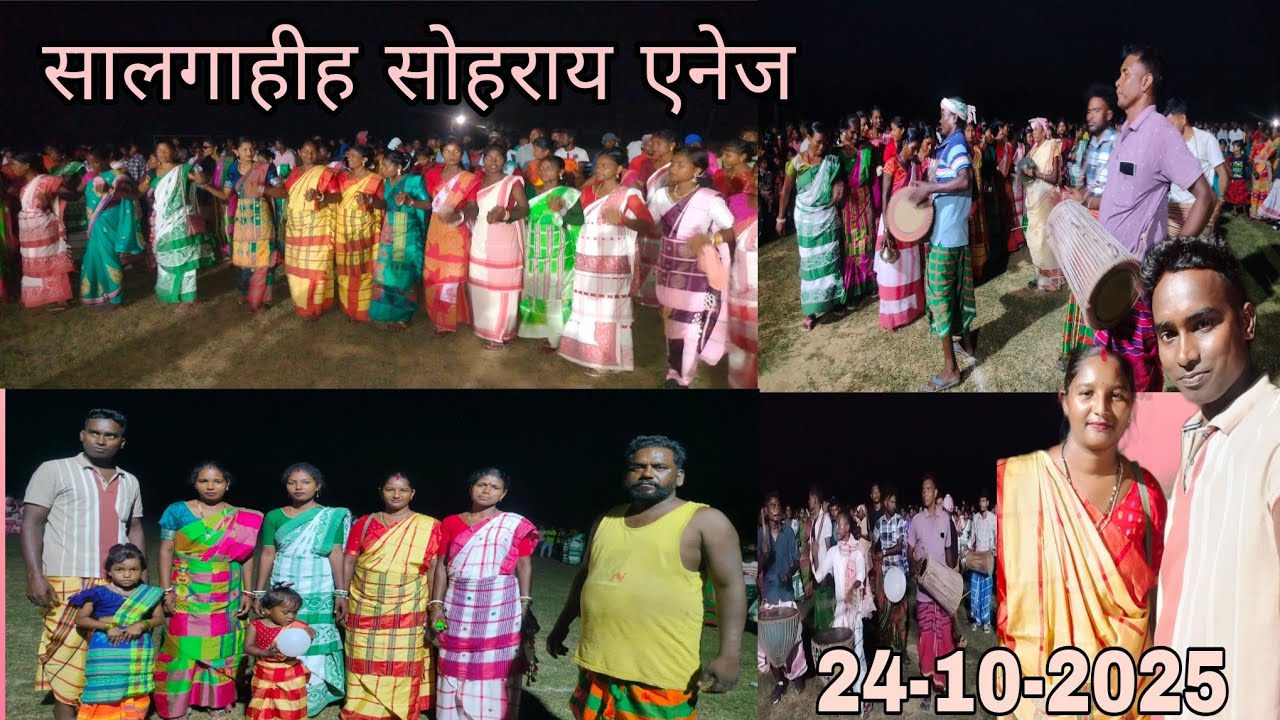 SALGADIH SOHRAI SERENJ 2025 || santali sohrai enech || Sohrai video 2025 || sohrai enech 