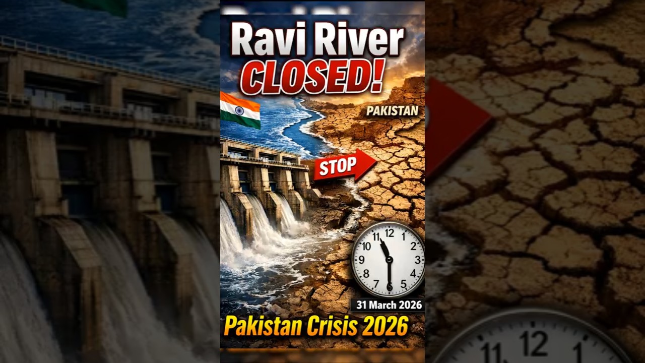 Pakistan Water War Begins India Closes Ravi Tap in 2026