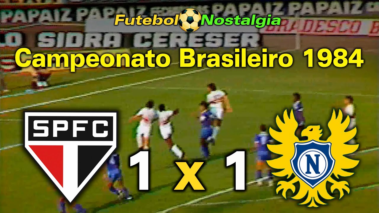 São Paulo 1 x 1 Nacional-AM - 18-02-1984 ( Campeonato Brasileiro )