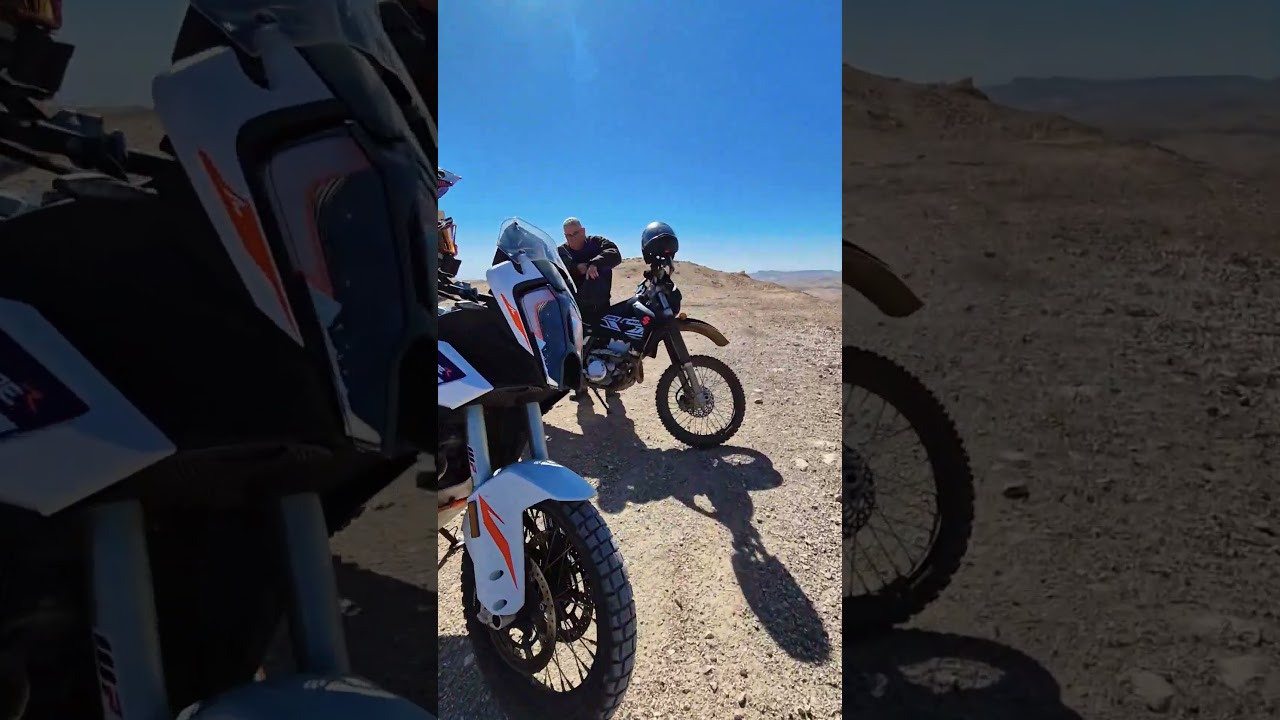 Desert adventure with the gang #advbike #offroad #advlife #motorcycle