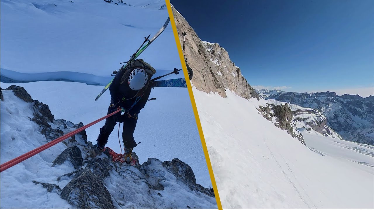 Klettersteig + Abseilen mit Ski | Tüfelsjoch-Überschreitung 2917 m