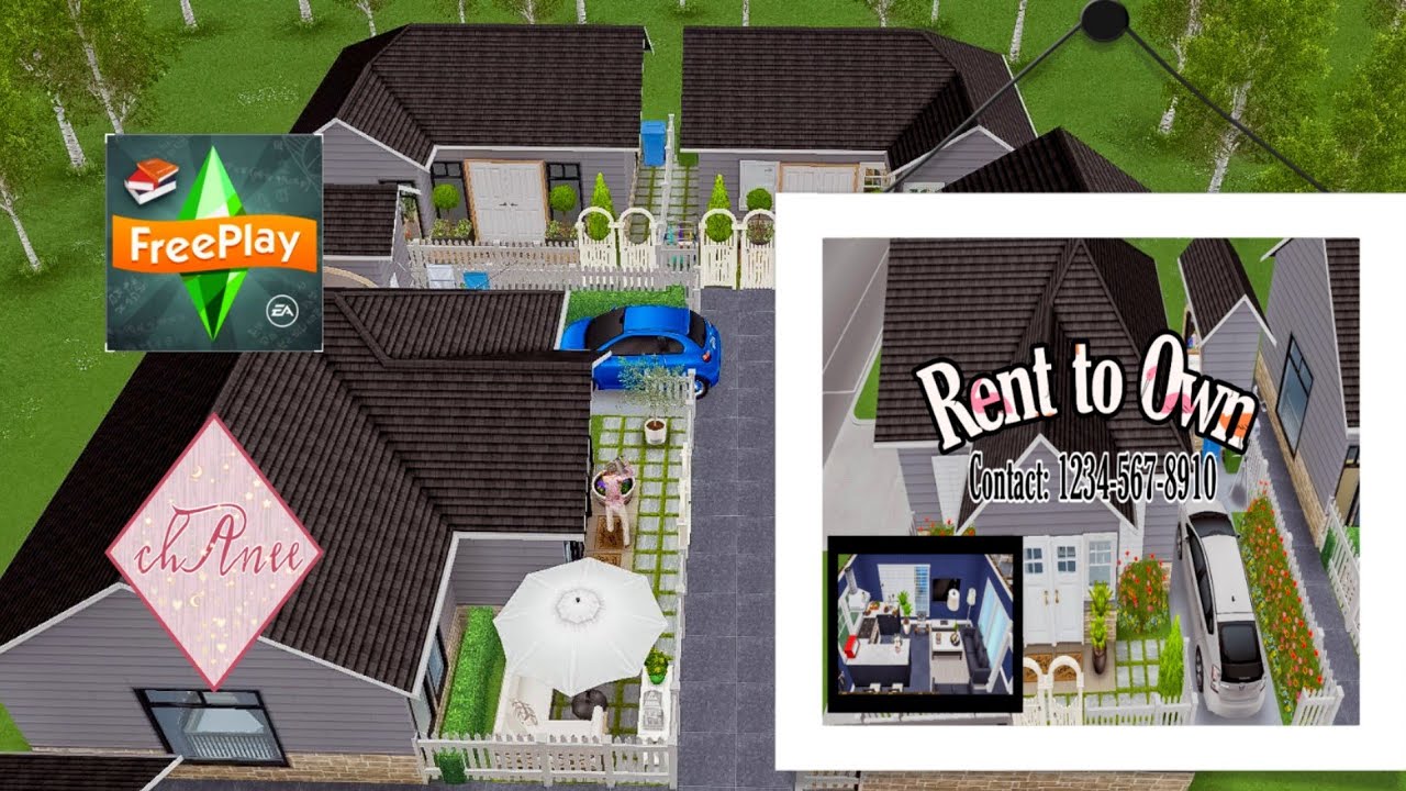 Sims Freeplay || Mini Villa || Live build