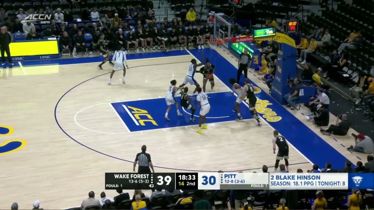 Wake Forest vs. Pitt: Efton Reid Post Offense, 2023-2024 Season