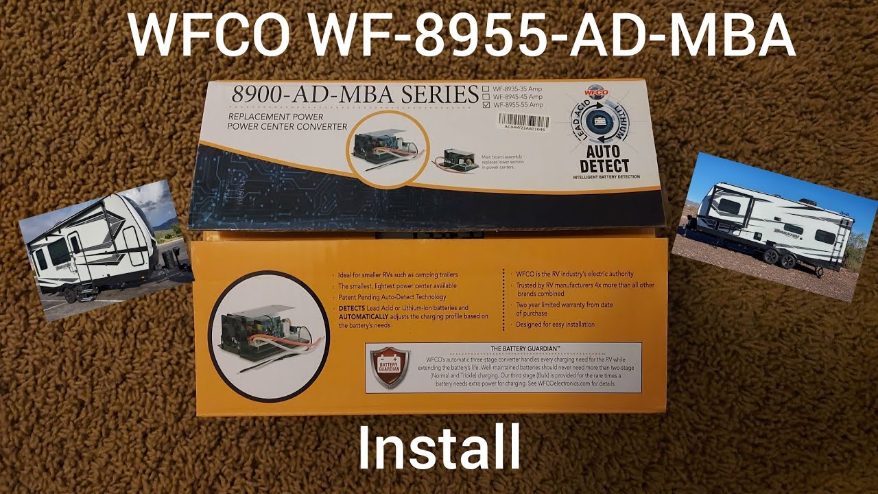 WFCO converter install in Grand Design Momentum 21G