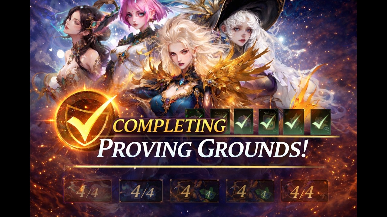 COMPLETE YOUR PROVING GROUND'S!