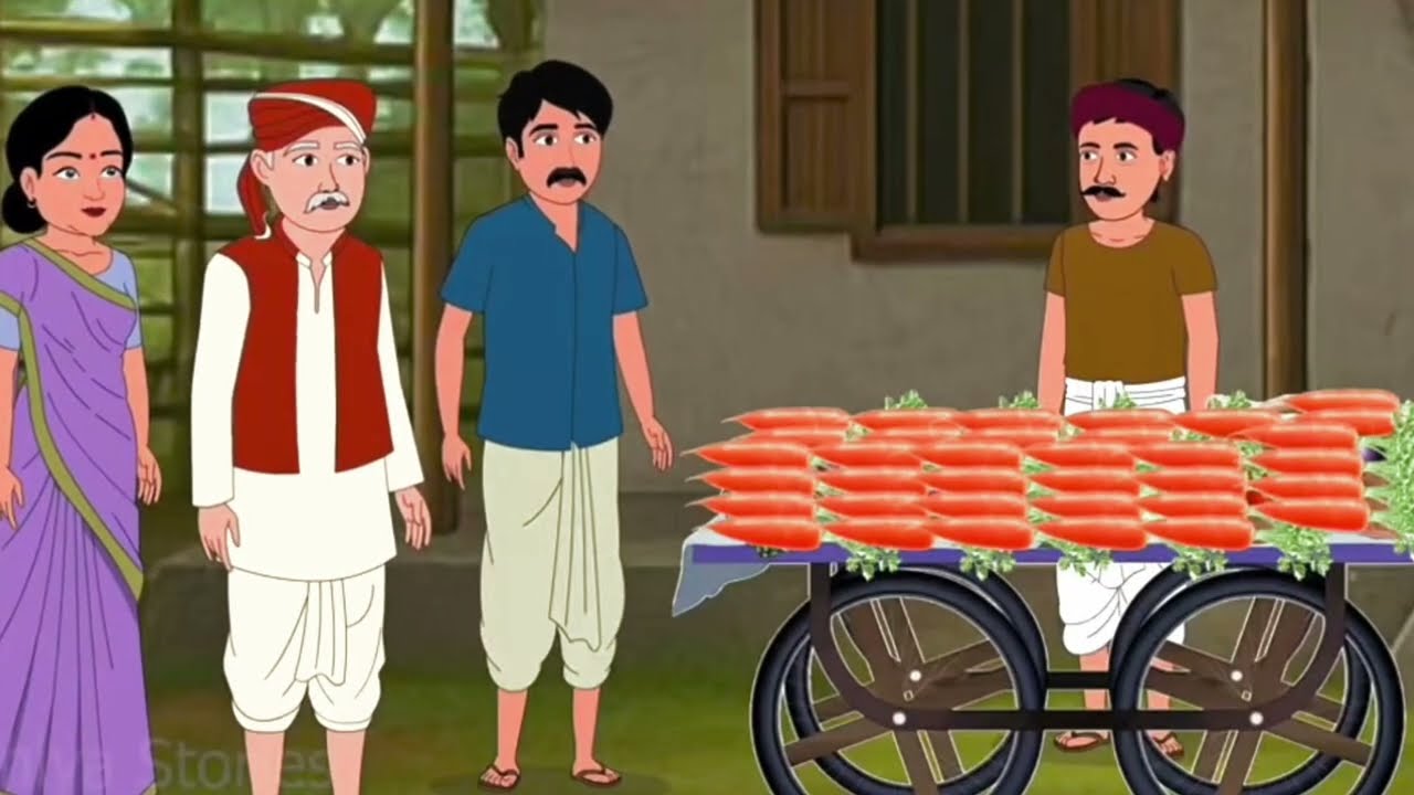 जादुई गाजर | पार्ट 01🥕✨Jadui Gajar – Hindi Moral Story for Kids | Magical Story 