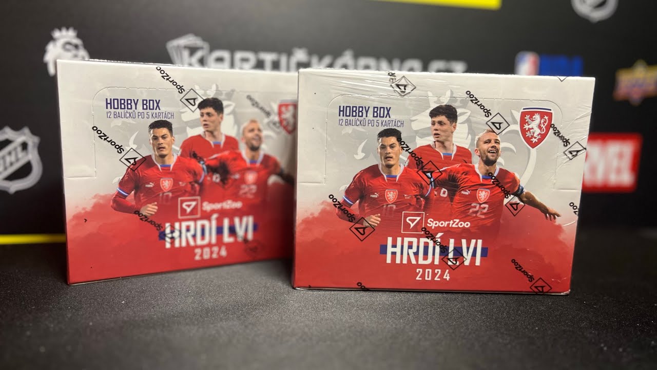 2024 SportZoo Hrdí Lvi - karty české fotbalové reprezentace