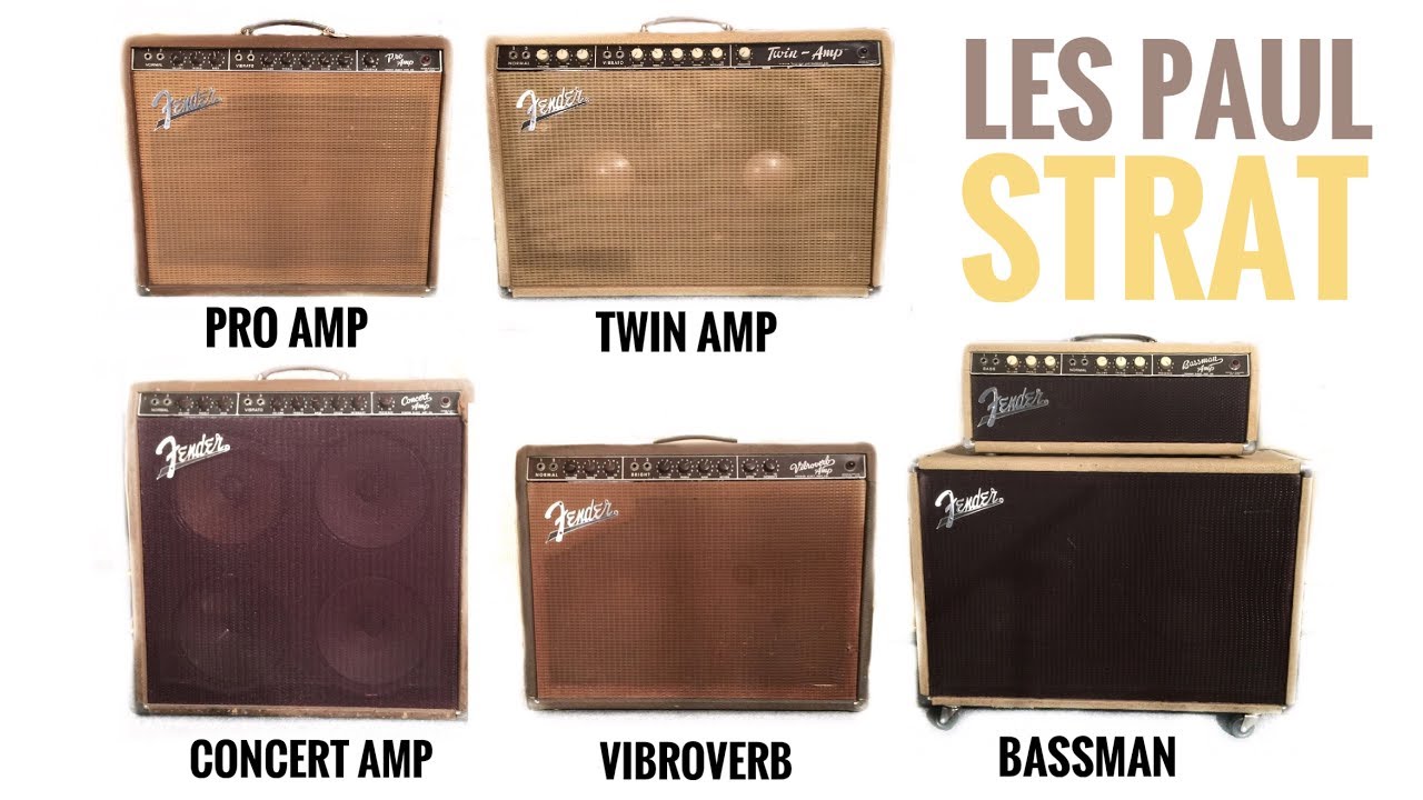 5 Classic BROWNFACE Fender Amps! COMPARISON