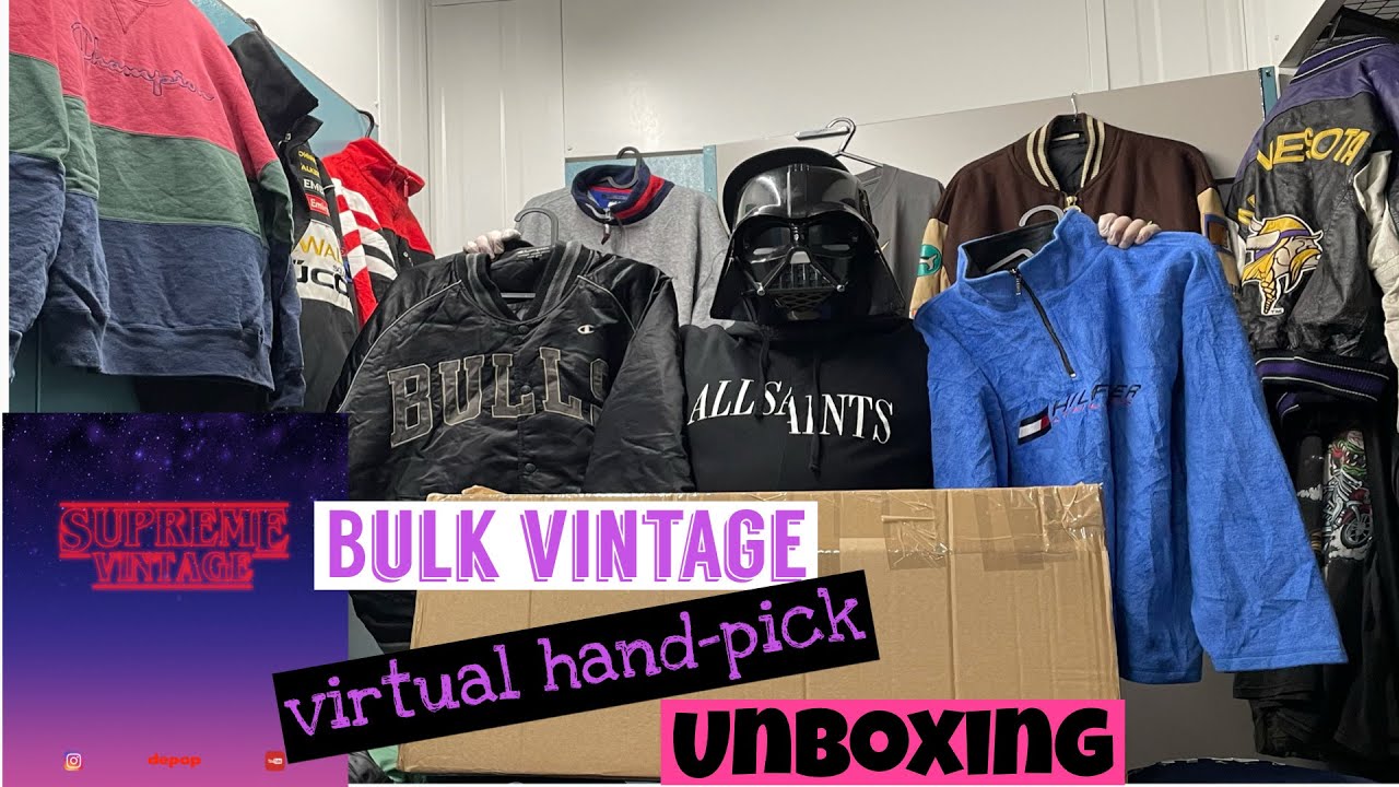 Vintage wholesale virtual hand-pick unboxing Ep1