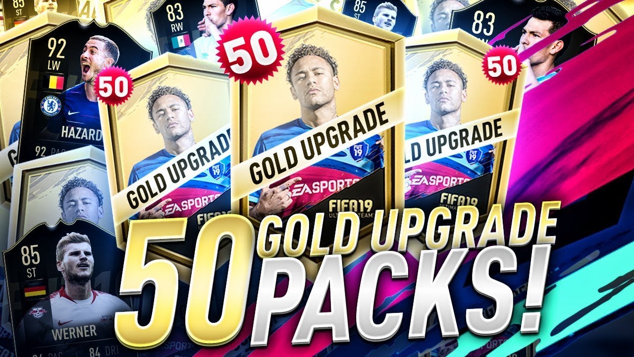 50 GOLD UPGRADE PACKS!