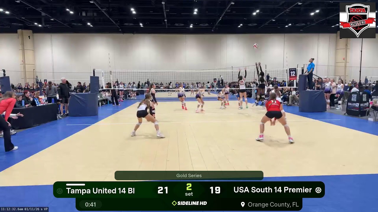 Tampa United 14 Bl @ USA South 14 Premier (2026.01.11)