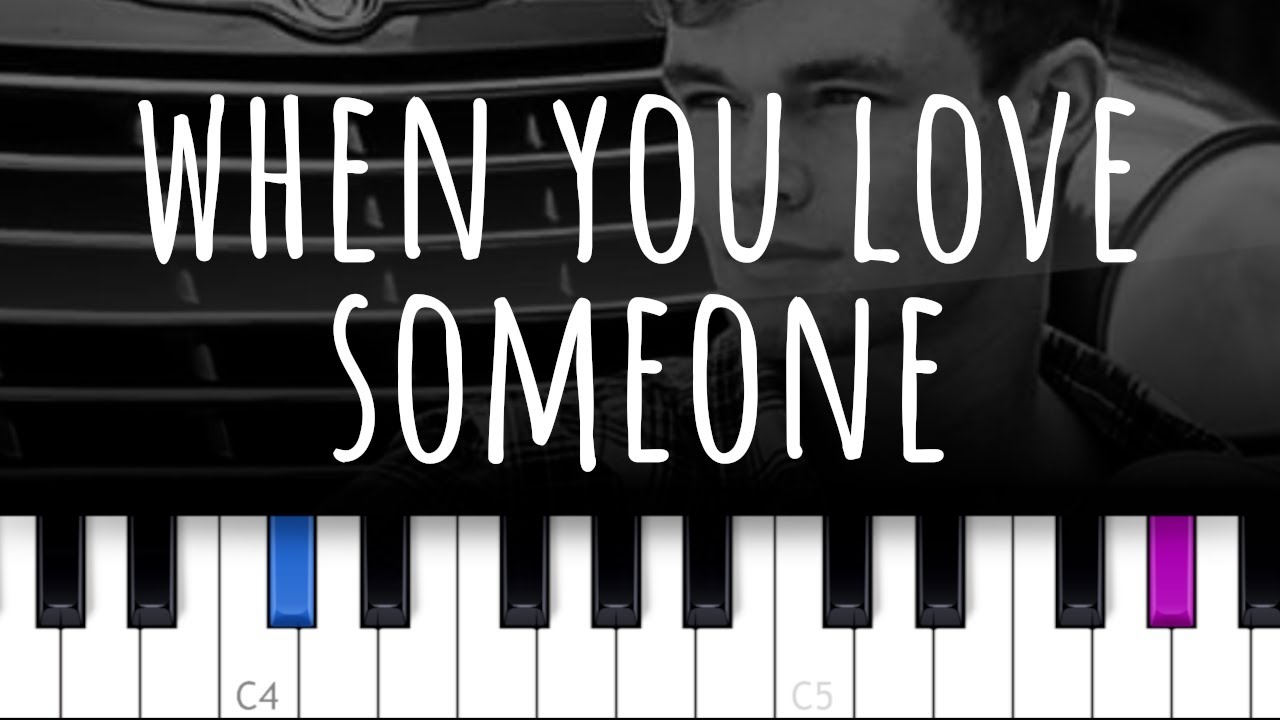When You Love Someone ~ James TW (piano tutorial)