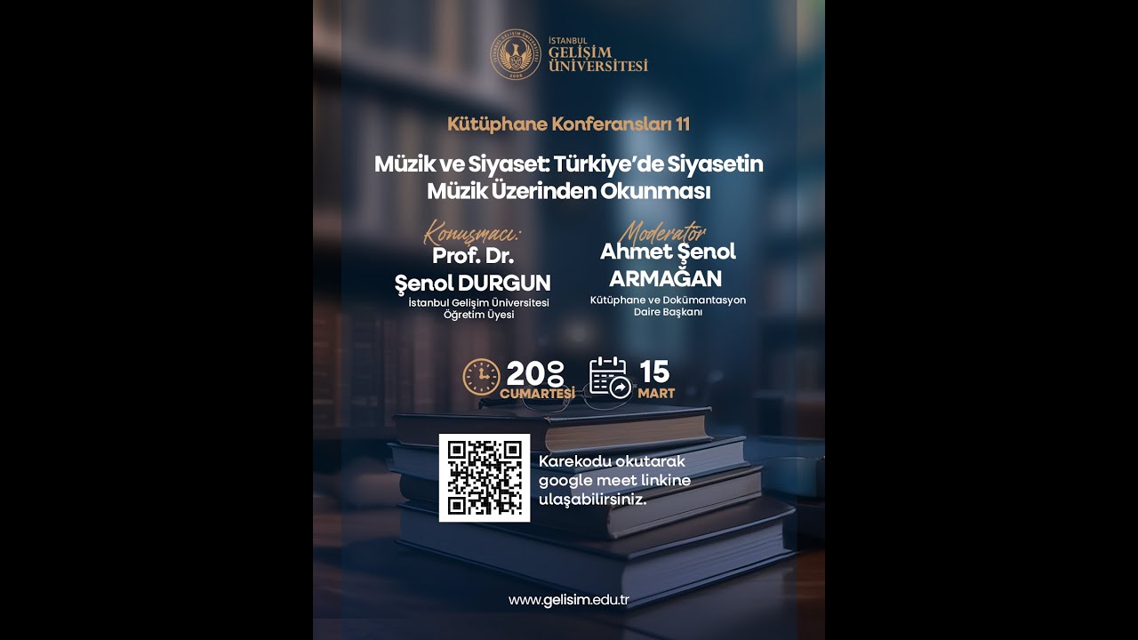 Kütüphane Konferansları 11: Müzik ve Siyaset: Türkiye’de Siyasetin Müzik Üzerinden Okunması