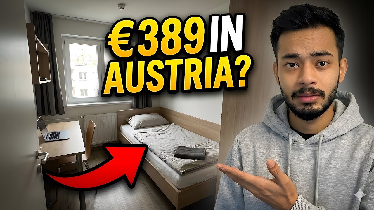 How I Live in Austria in €389 🏠 | Student Apartment Tour (Reality)