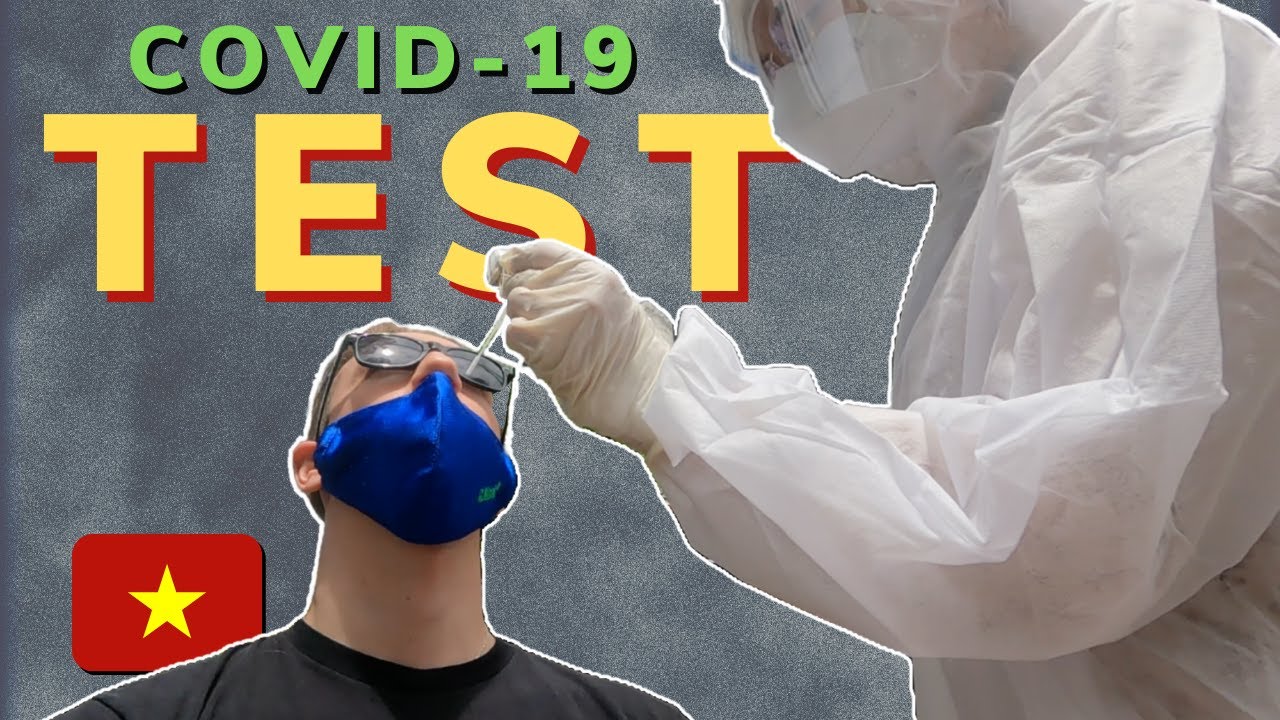 My 1st COVID TEST in Saigon lockdown + food delivery | Vietnam vlog