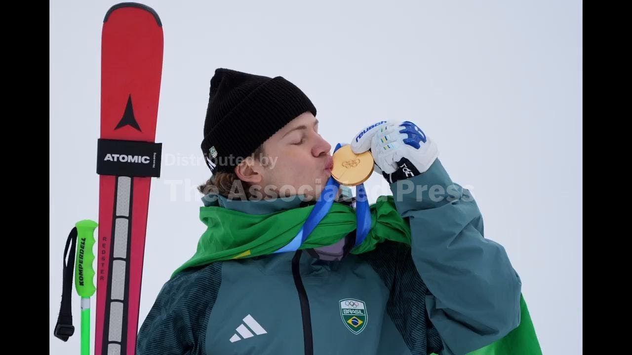 Celebrations at Brazil House as Lucas Pinheiro Braathen wins gold at Winter Olympics - AP was there
