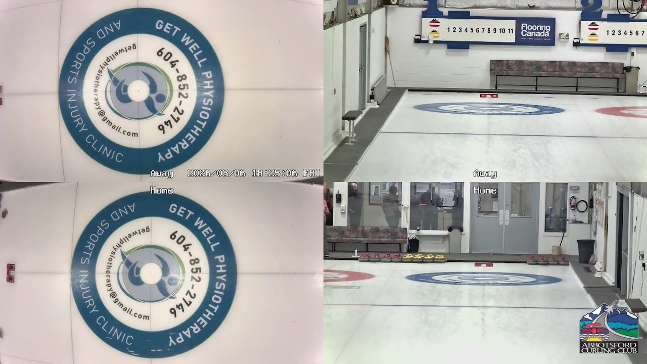 Sheet 1 - 2026 BC Mixed Doubles Curling Championship - Draw 2 (2026-03-06)