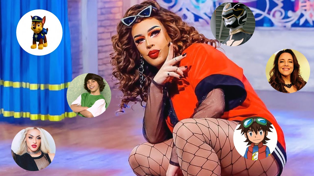 Gloria Groove dublando e fazendo imitações (Chase, Digimon, Aracy top therm, Pabllo Vittar e etc)