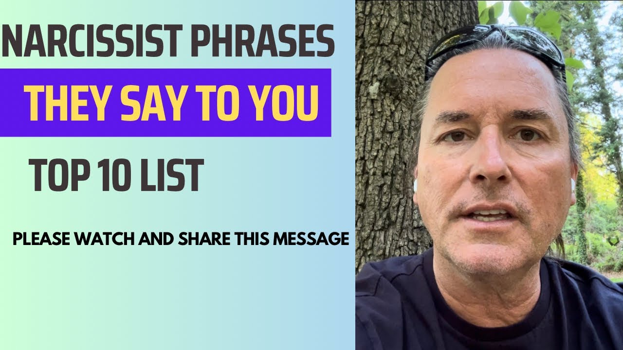 NARCISSIST PHRASES THEY SAY TO YOU (TOP 10)