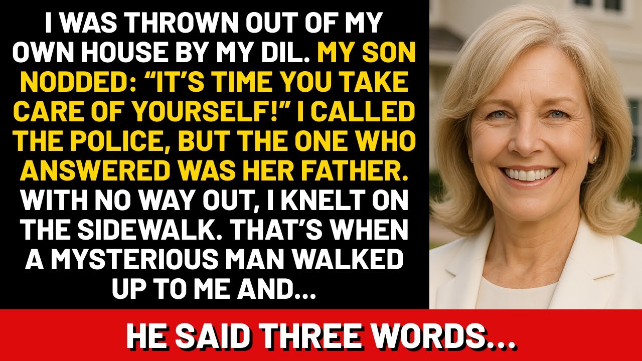 I was thrown out of my own house by my daughter-in-law. My son nodded: It’s time you take care of...