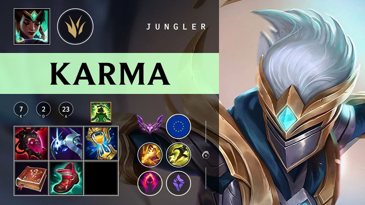 Karma Jungle vs Fiddlesticks - EUW Master Patch 26.04