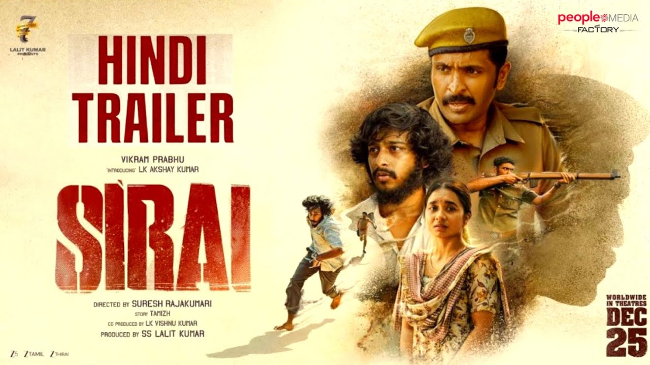 Sirai Trailer Hindi | Sirai Movie Vikram Prabhu | South New Movie | Sirai Movie | Sirai Trailer