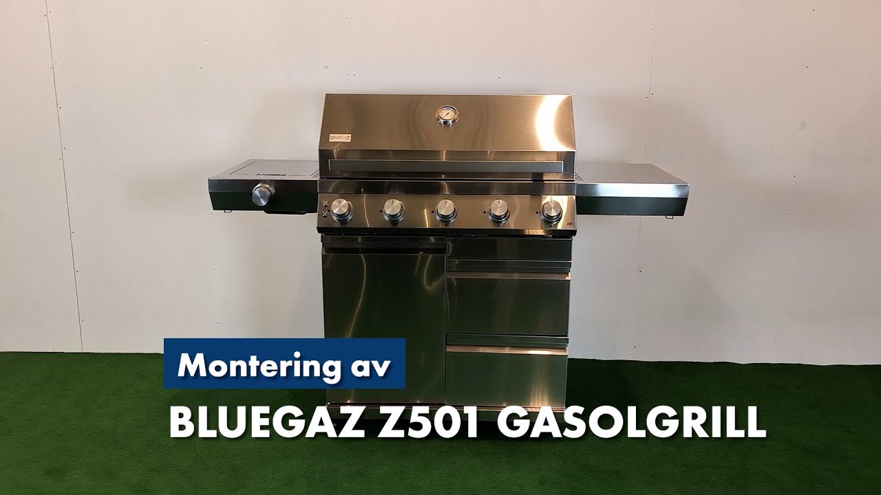Montering av Bluegaz Z501 Gasolgrill | Bluegaz