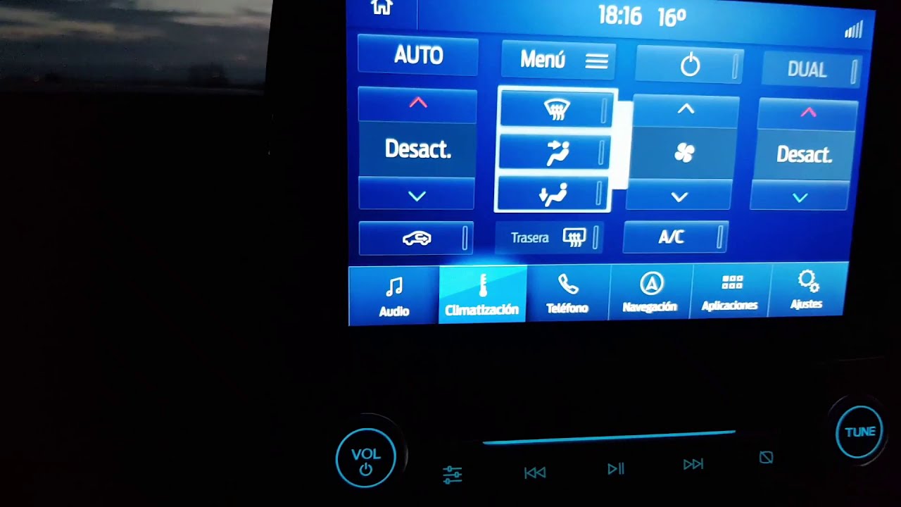 Poner mandos del climatizador en la pantalla de Sync-3 - Show climate controls on Sync-3 screen