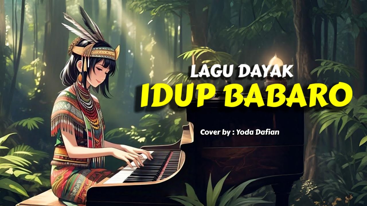 Idup Babaro | Piano | Lagu Dayak | cover terbaru 2025