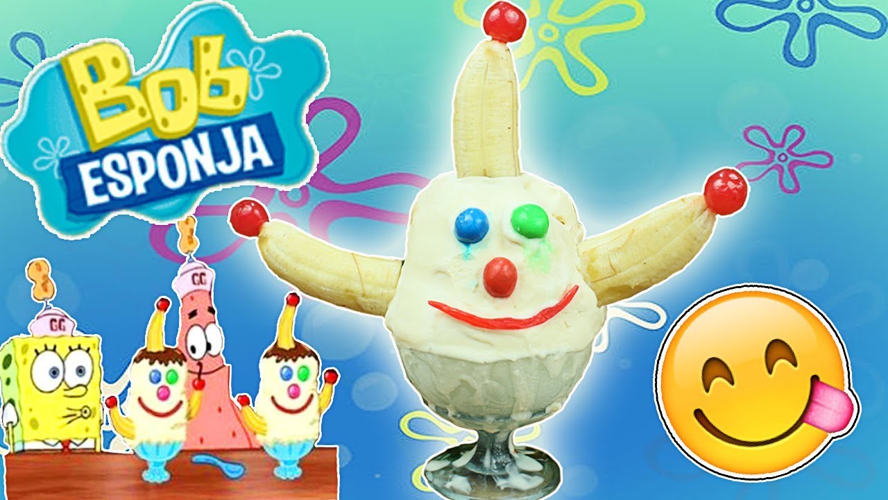 Helado Amanecer Cacahuate Triple de Bob Esponja