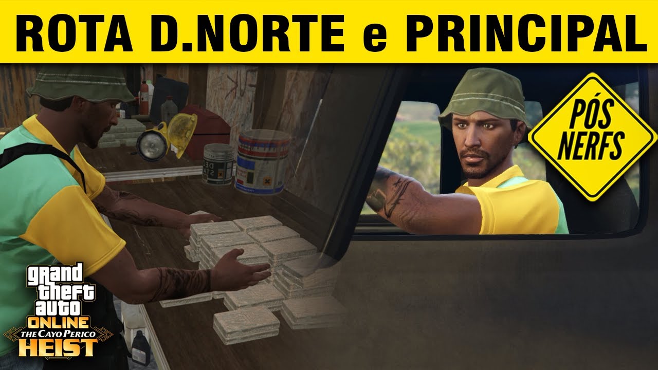 Cayo Perico Rota Doca Norte, Principal e Reduto com Caminhão de Suprimentos - GTA Online
