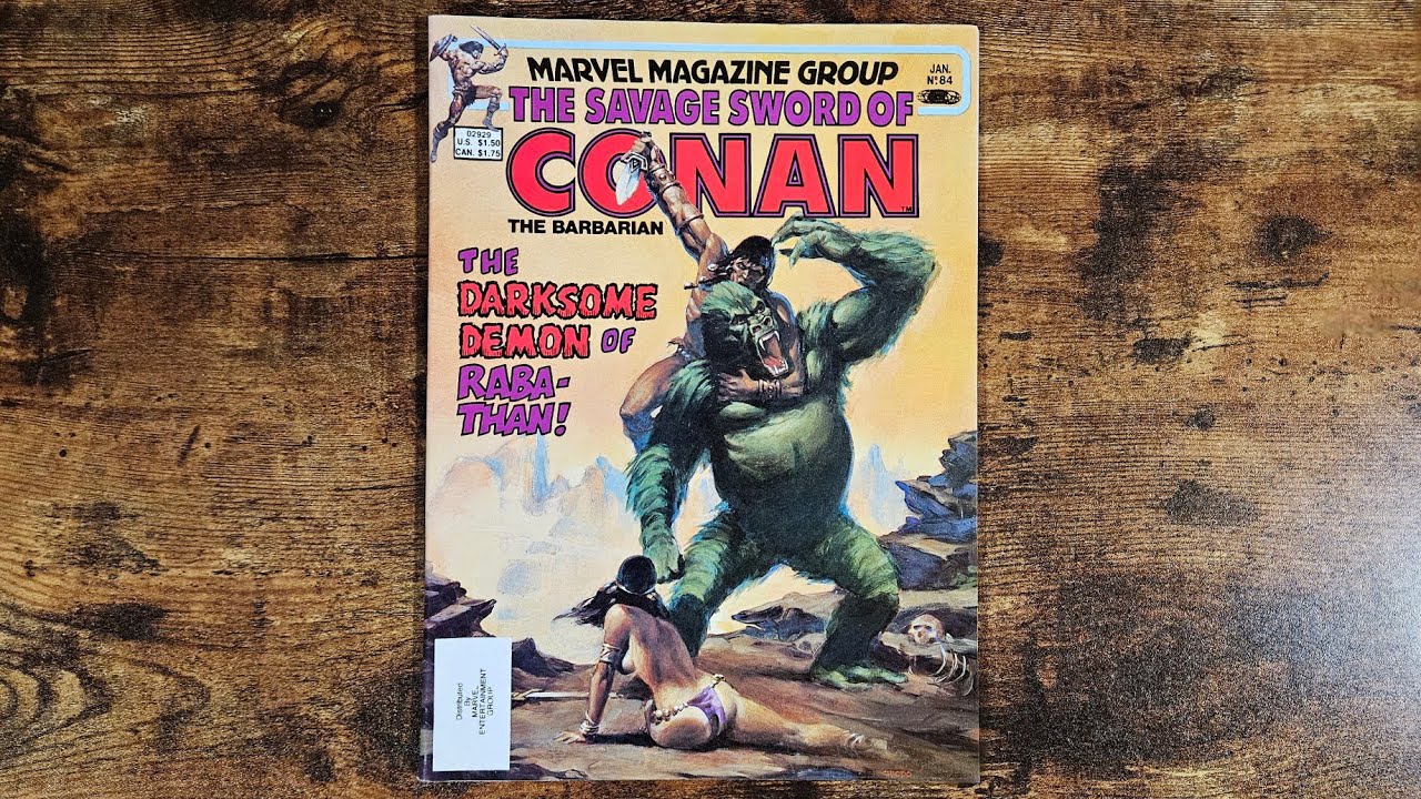 Обзор комикса Savage Sword of Conan, выпуск 84