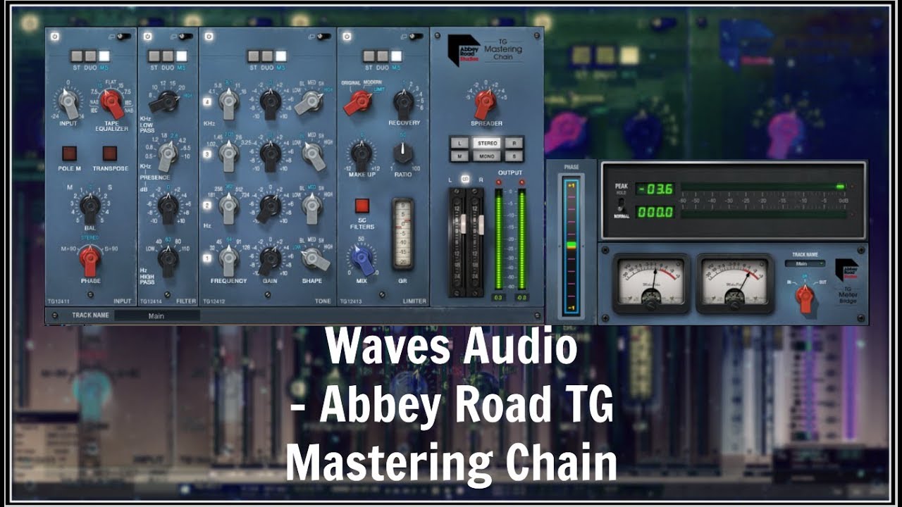 Abbey Road TG Mastering Chain - Waves Audio - Review & Audio Demo