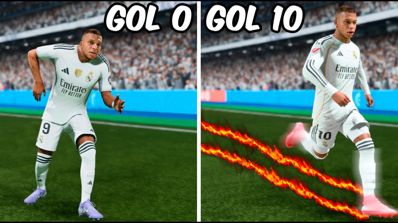 ¡CADA GOL EL JUGADOR SE HACE MÁS RÁPIDO!