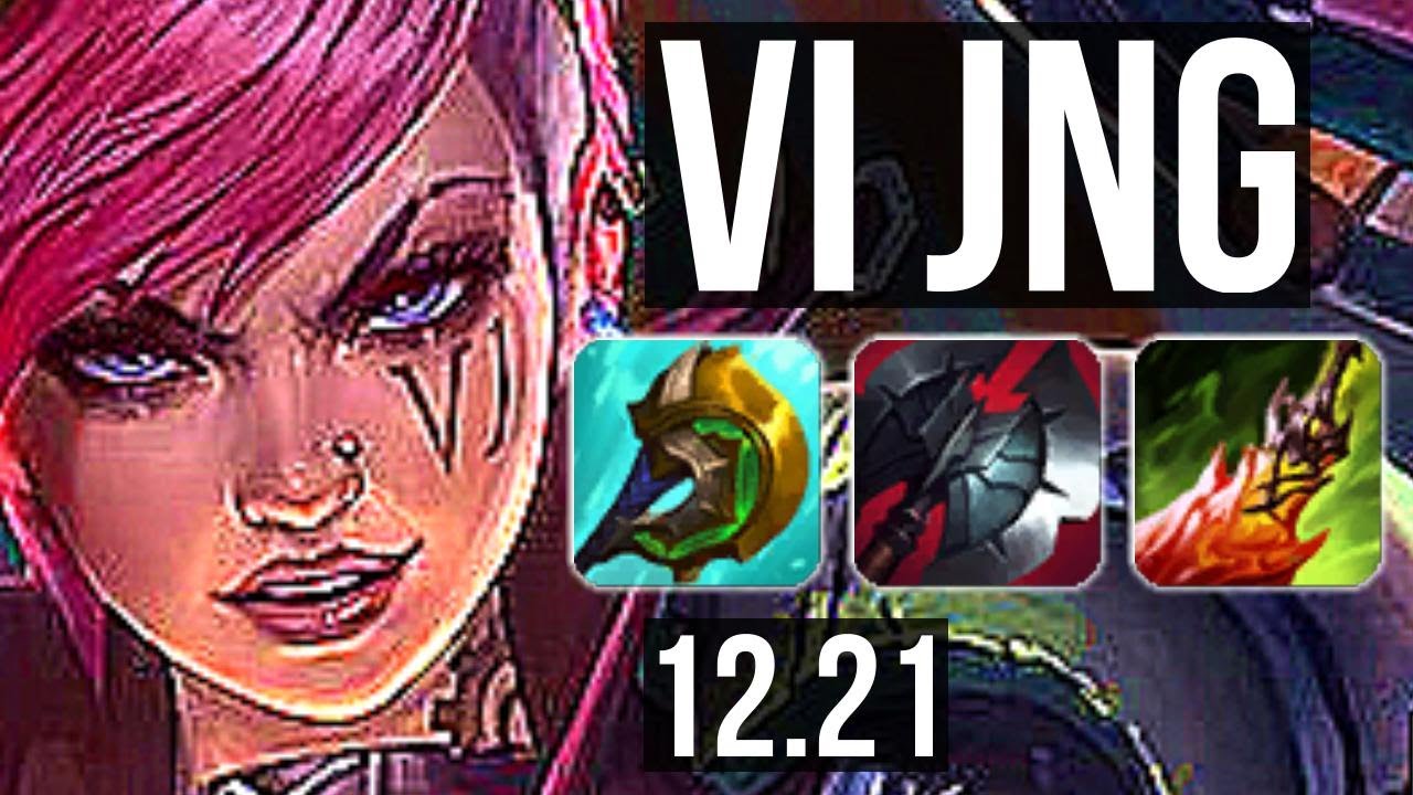 VI vs EKKO (JNG) | 9/0/9, 700+ games, Legendary | KR Master | 12.21