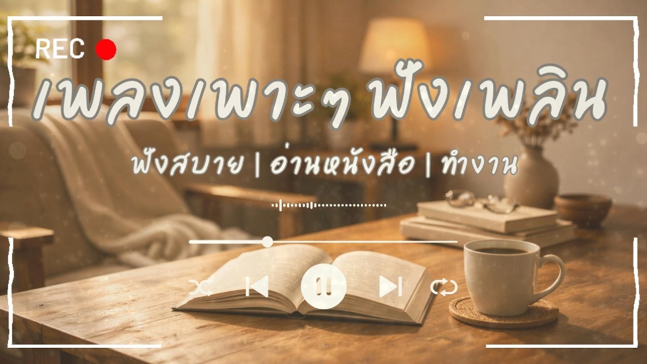 รวมเพลงไทยฟังสบาย | พักผ่อน อ่านหนังสือ