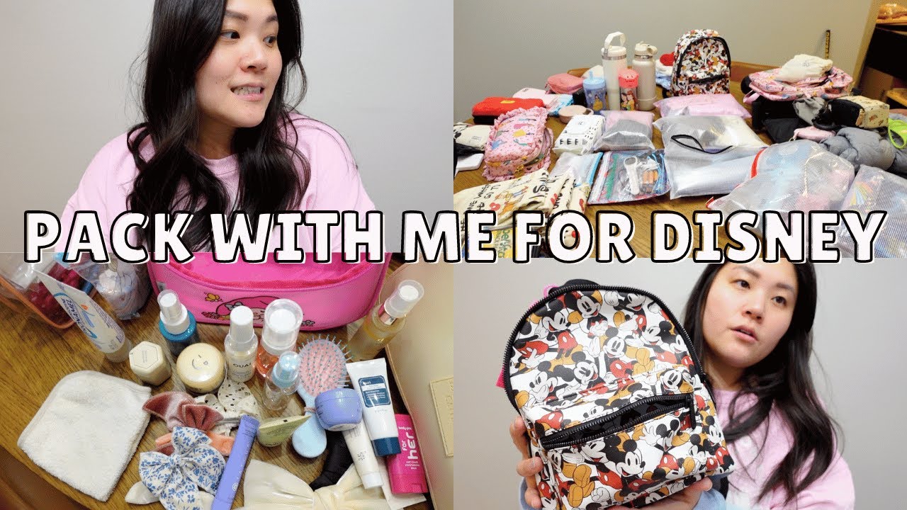pack with me for disney world | winter edition | family of 3