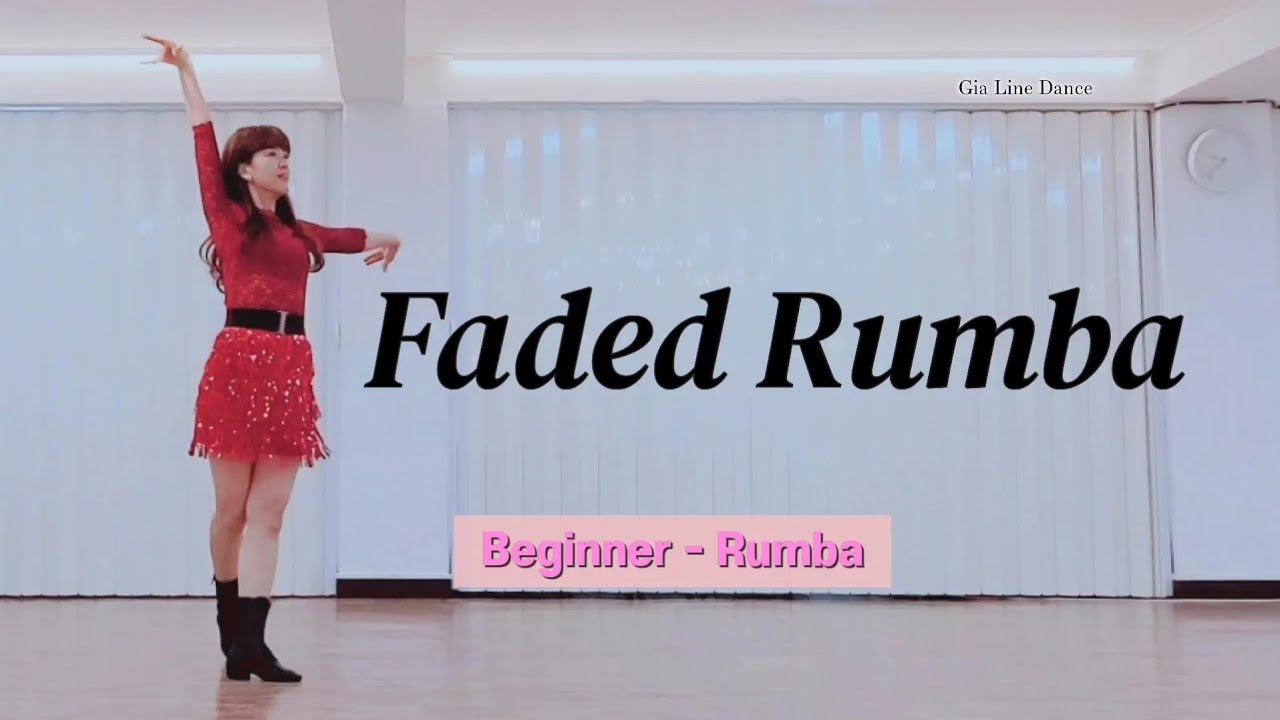 Faded Rumba Line Dance #지아라인댄스 #Gia_Line_Dance  #초급룸바작품 #정미영라인댄스 #강서구화곡