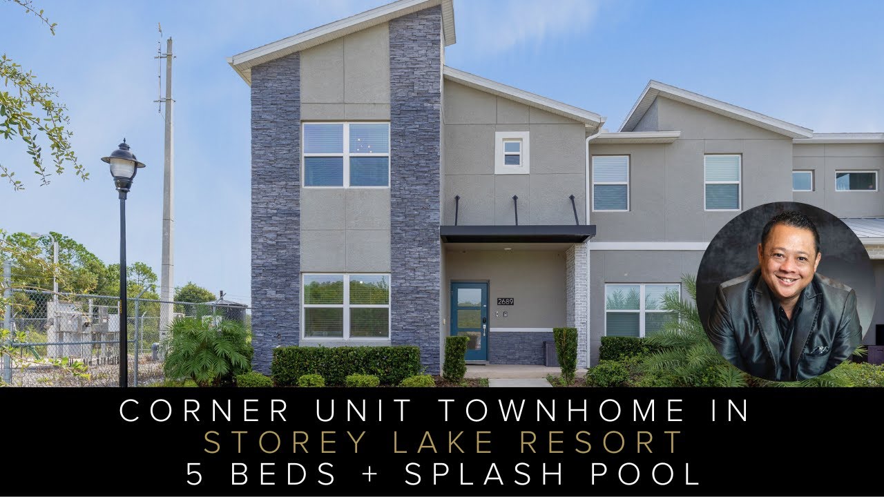 Corner Unit Townhome in Storey Lake Resort | 5 Beds + Splash Pool